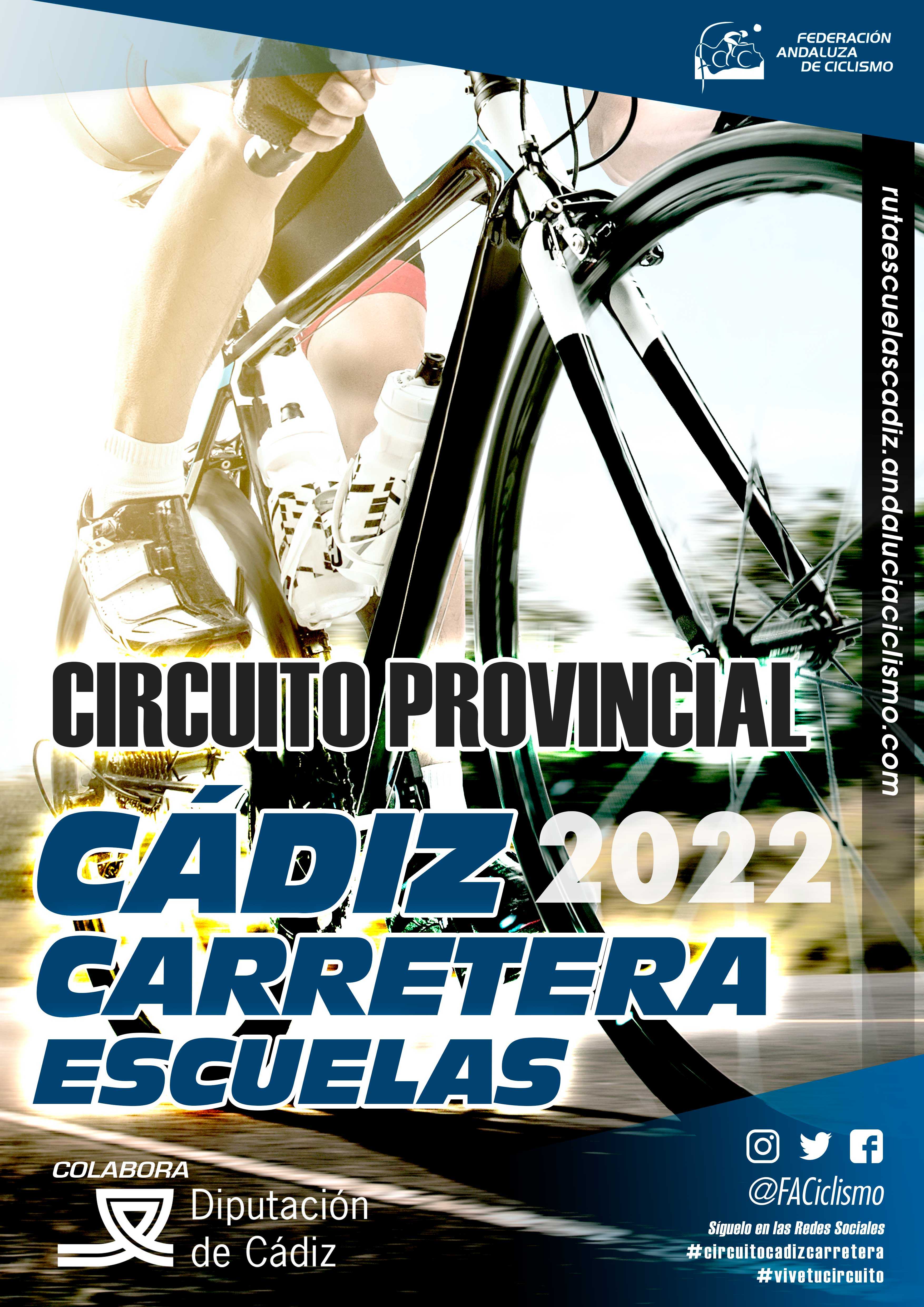 Fechas del Circuito Provincial de Cádiz Carretera 2022