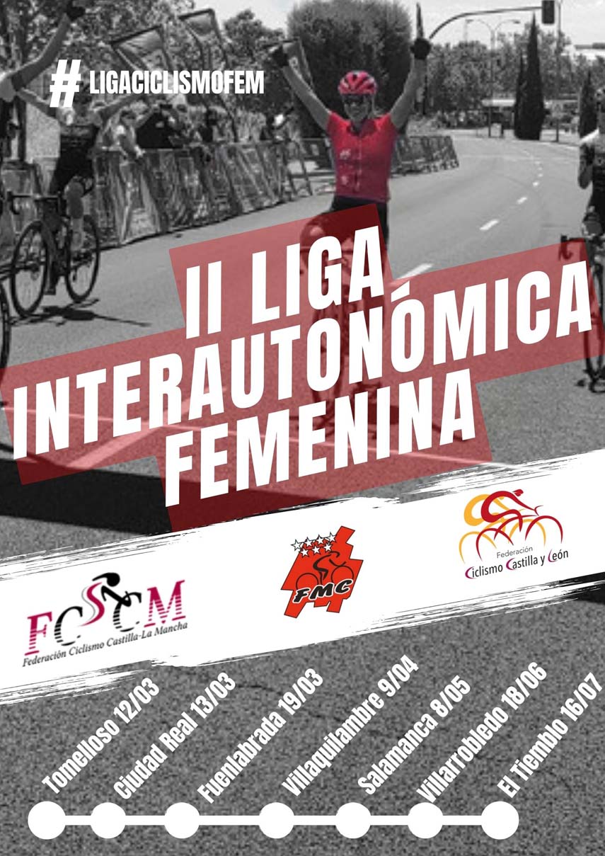 A la palestra el calendario de la Liga Interautonómica de Ciclismo Femenino (ACTUALIZADA)