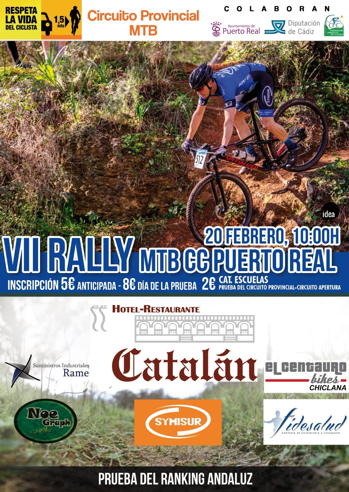 El VII Rally CC Puerto Real espera a los bikers