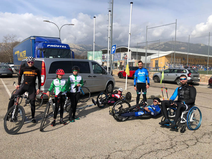 La Comisión de Ciclismo Adaptado realizó un entrenamiento oficial de ruta en Soto del Real
