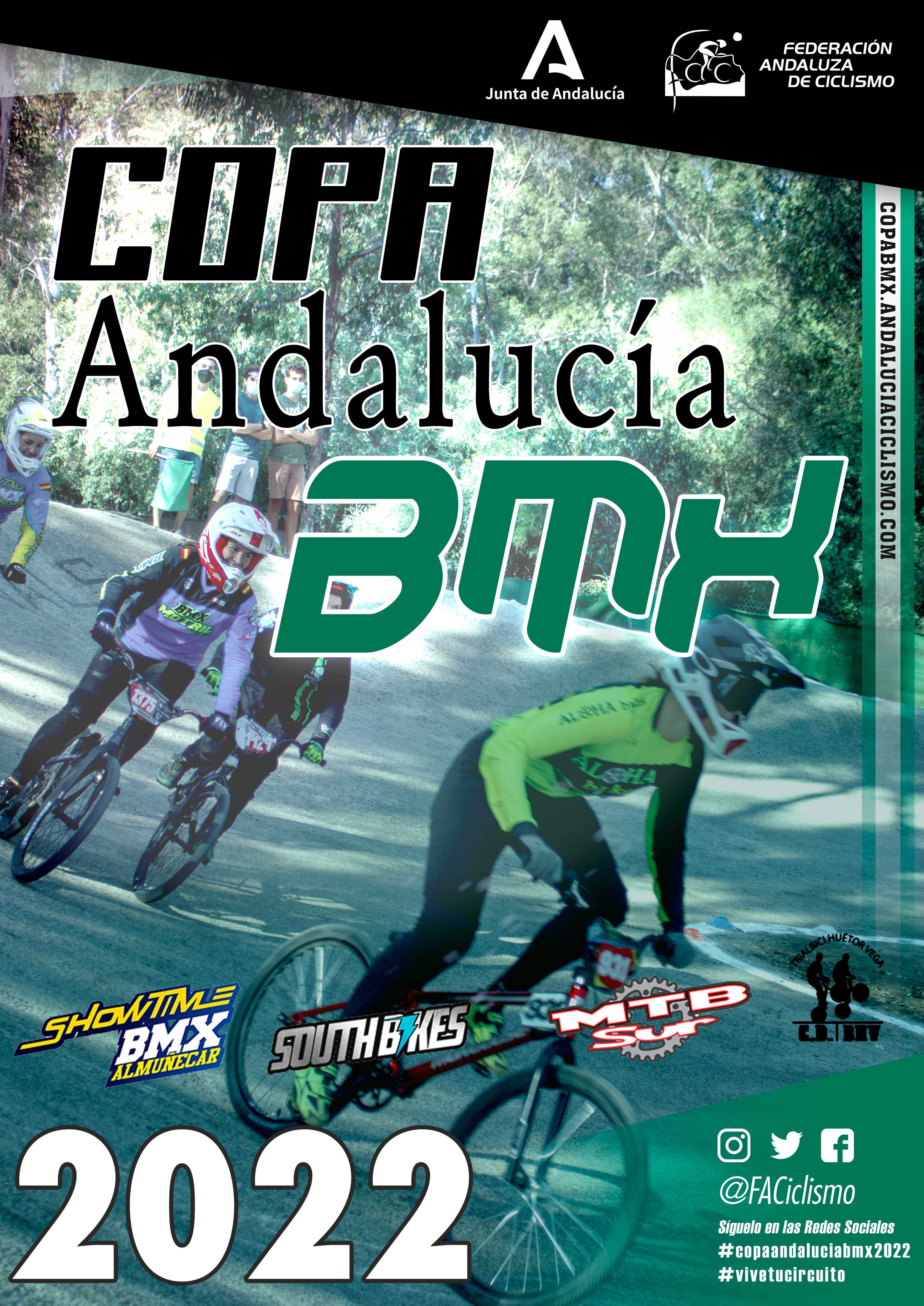 Fechas de la Copa Andalucía BMX 2022