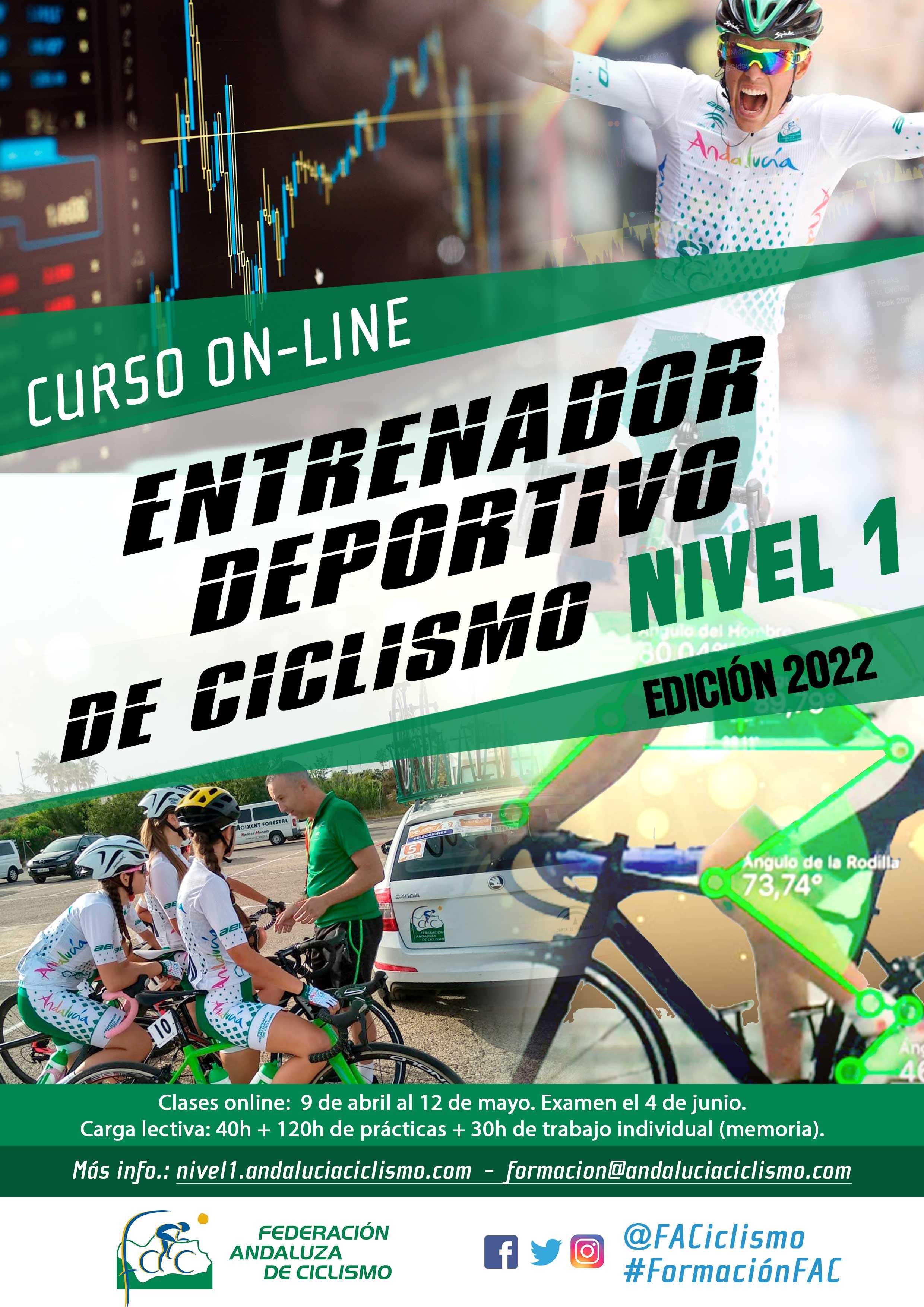 Abierta convocatoria para el Curso Online de Entrenador Deportivo de Ciclismo Nivel 1 2022
