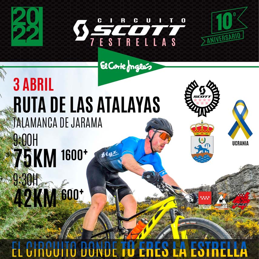 La Ruta de las Atalayas, tercera puntuable del Circuito Scott 7 Estrellas by El Corte Inglés