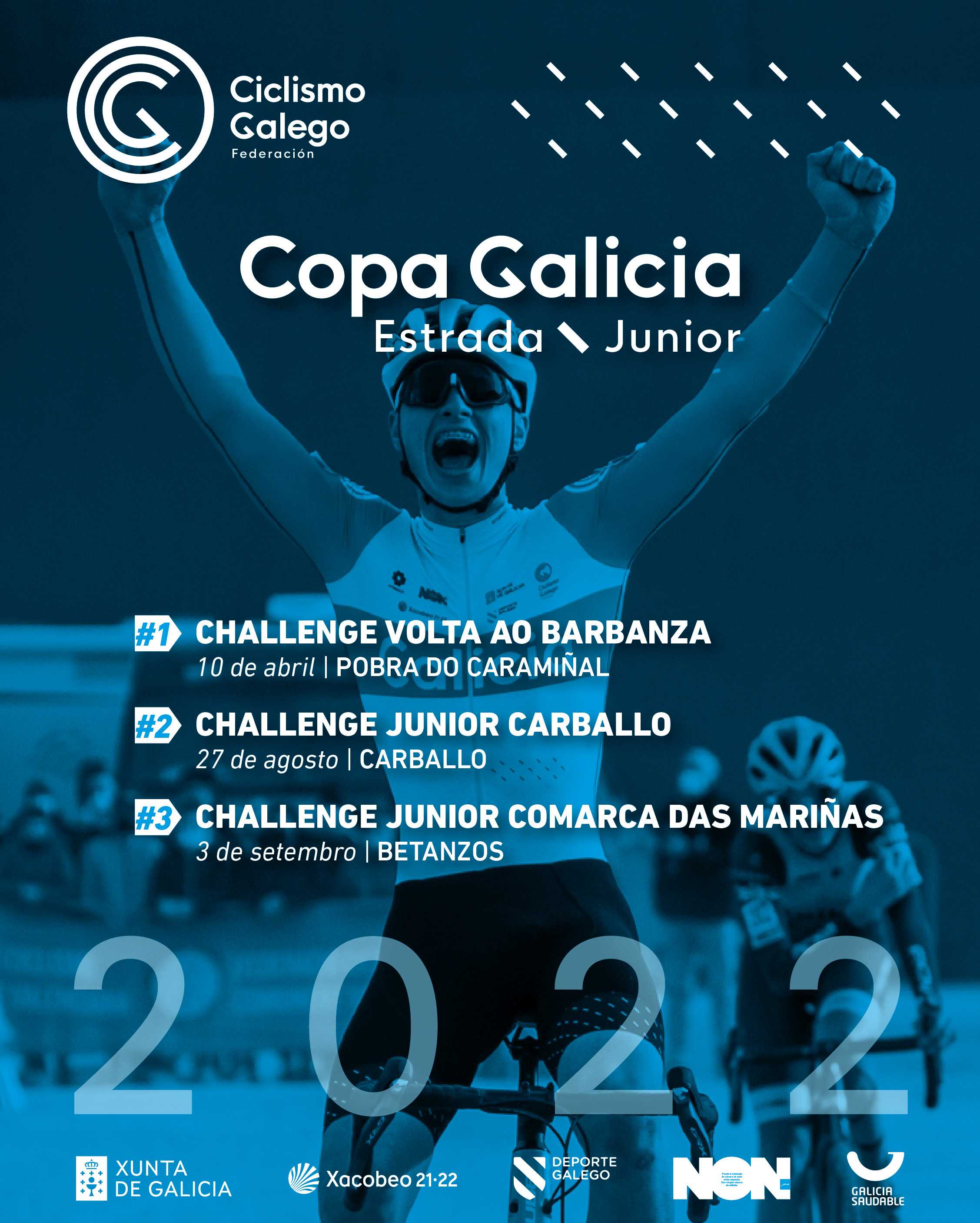 A Copa Galicia Júnior estrea temporada este domingo na Pobra do Caramiñal