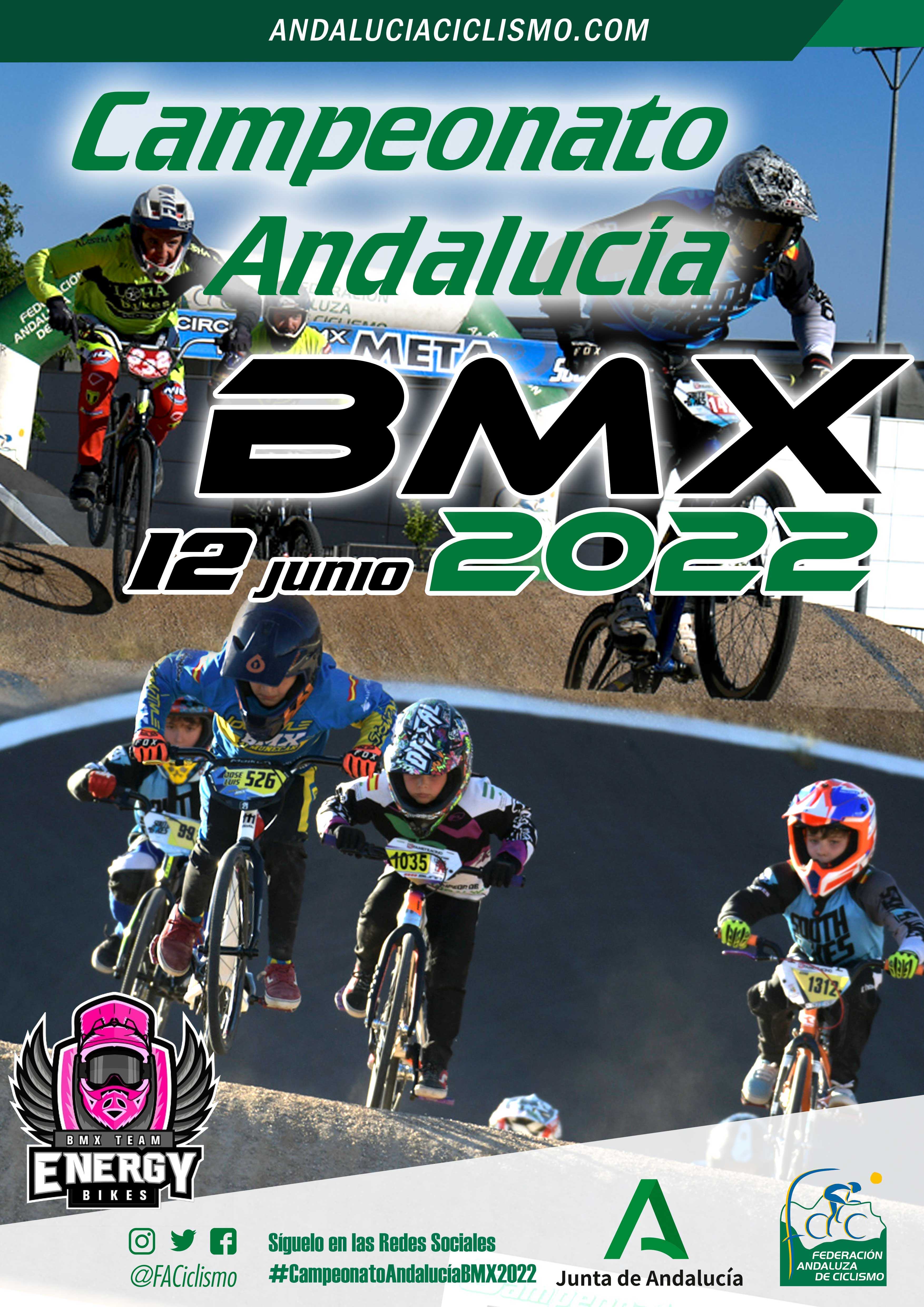 El Campeonato de Andalucía BMX 2022 se celebrará en Huétor Vega