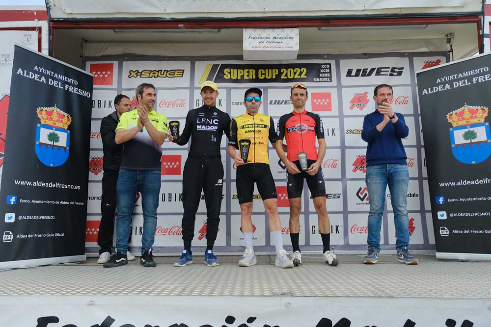 Aldea del Fresno acogió el segundo capítulo de la Super Cup XCM/Gravel+ y coronó a los nuevos campeones autonómicos en ambas especialidades