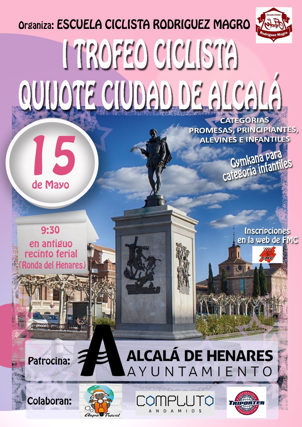 La Escuela Ciclista Rodríguez Magro propone el I Trofeo Ciclista Quijote – Ciudad de Alcalá