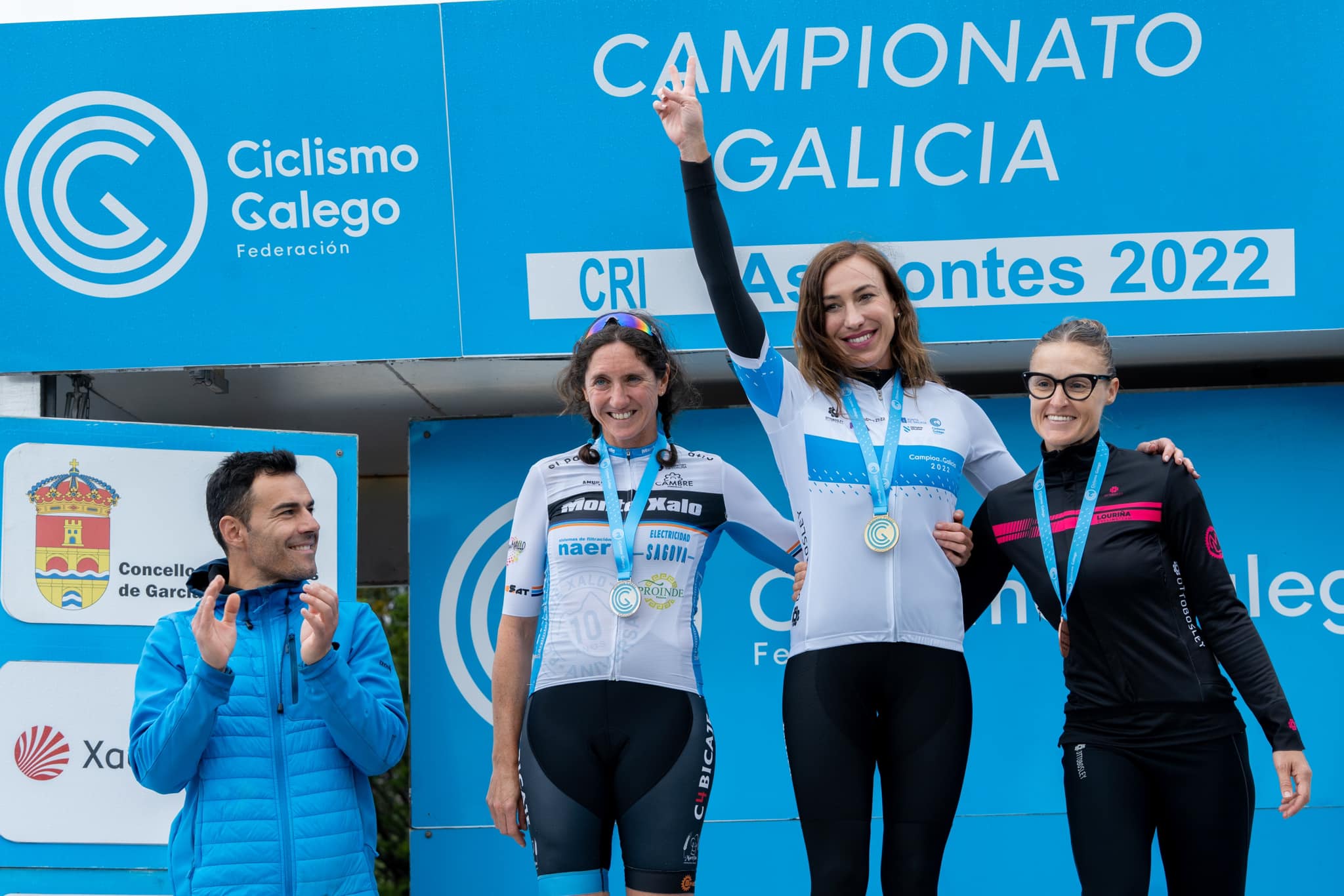 Galicia cambiou de campións Elite e Sub23 de contra o reloxo individual nas Pontes