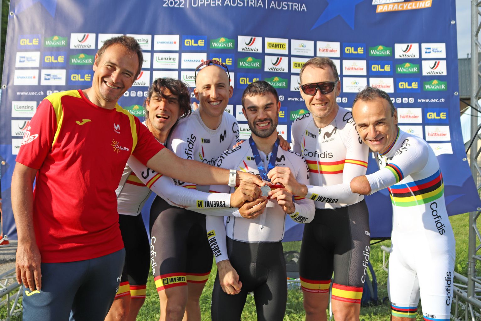La Selección Española sigue con su baño de plata en las contrarrelojes del Europeo de Austria