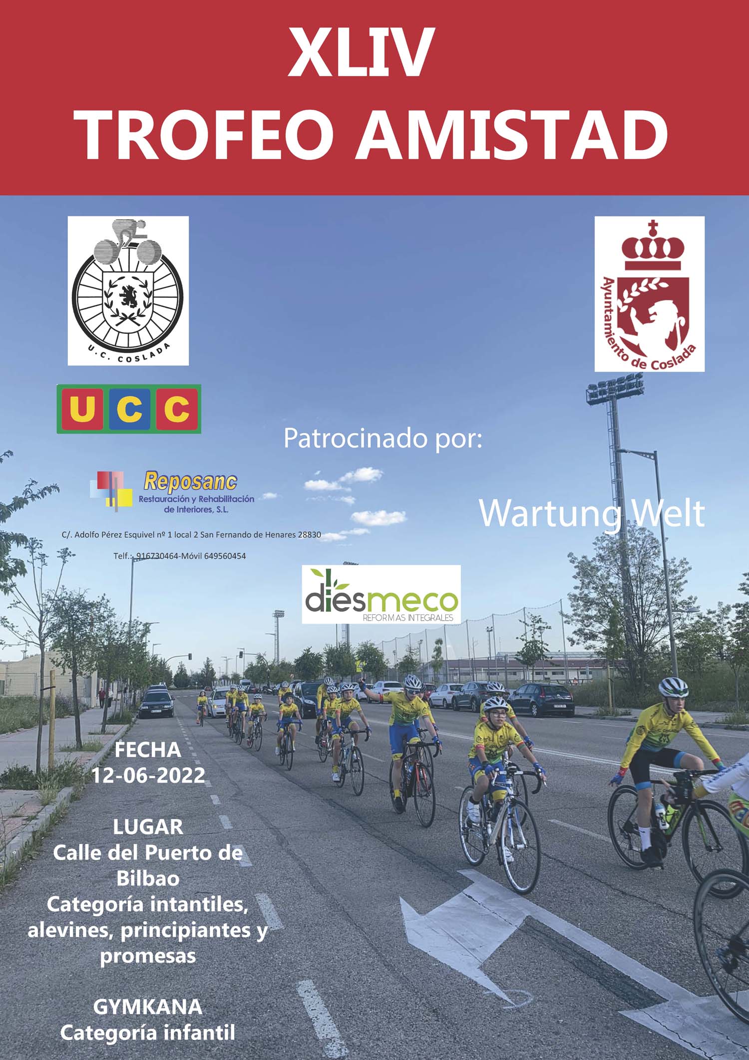 Cita clásica para el Ciclismo Base madrileño con el XLIV Trofeo Amistad en Coslada