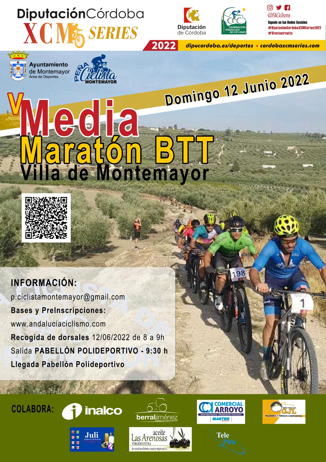Montemayor marcará el parón veraniego en las ‘DiputaciónCórdoba XCM Series 2022’