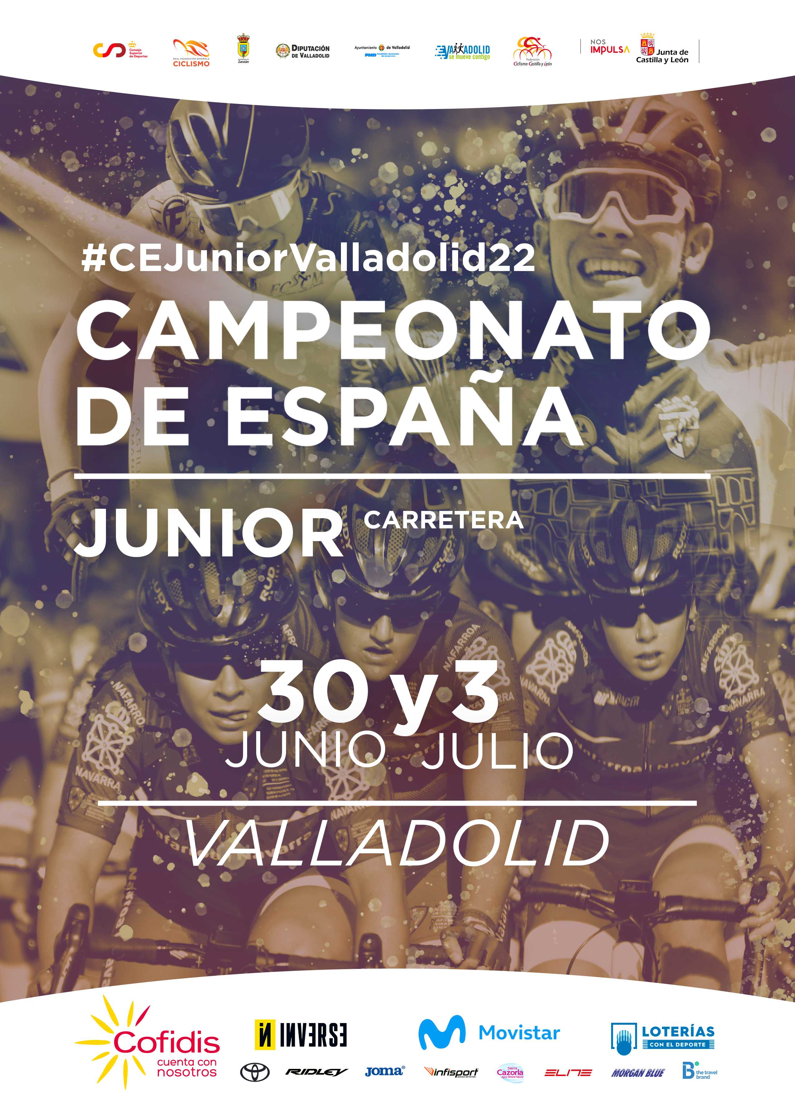 Convocatoria de la Selección Andaluza de Carretera Júnior para el Campeonato España 2022