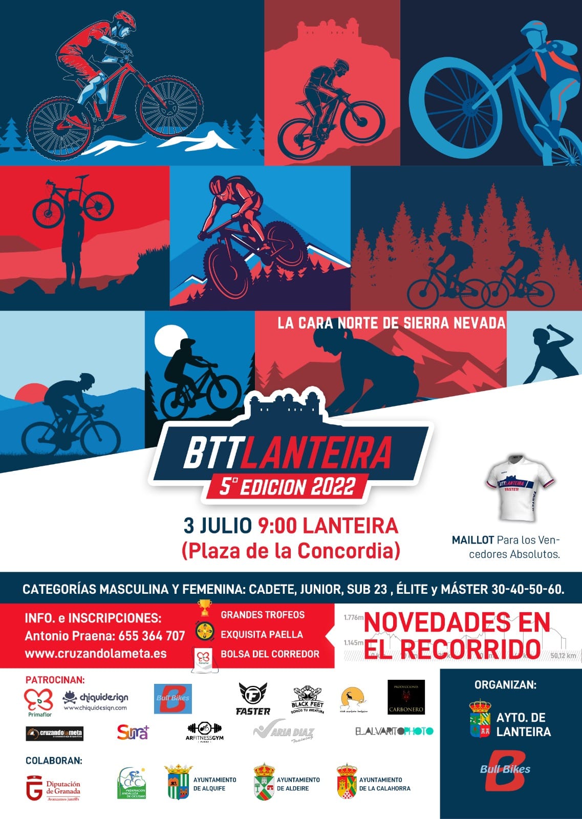 Lanteira cerrará la primera parte del Circuito Diputación Granada Media Maratón 2022