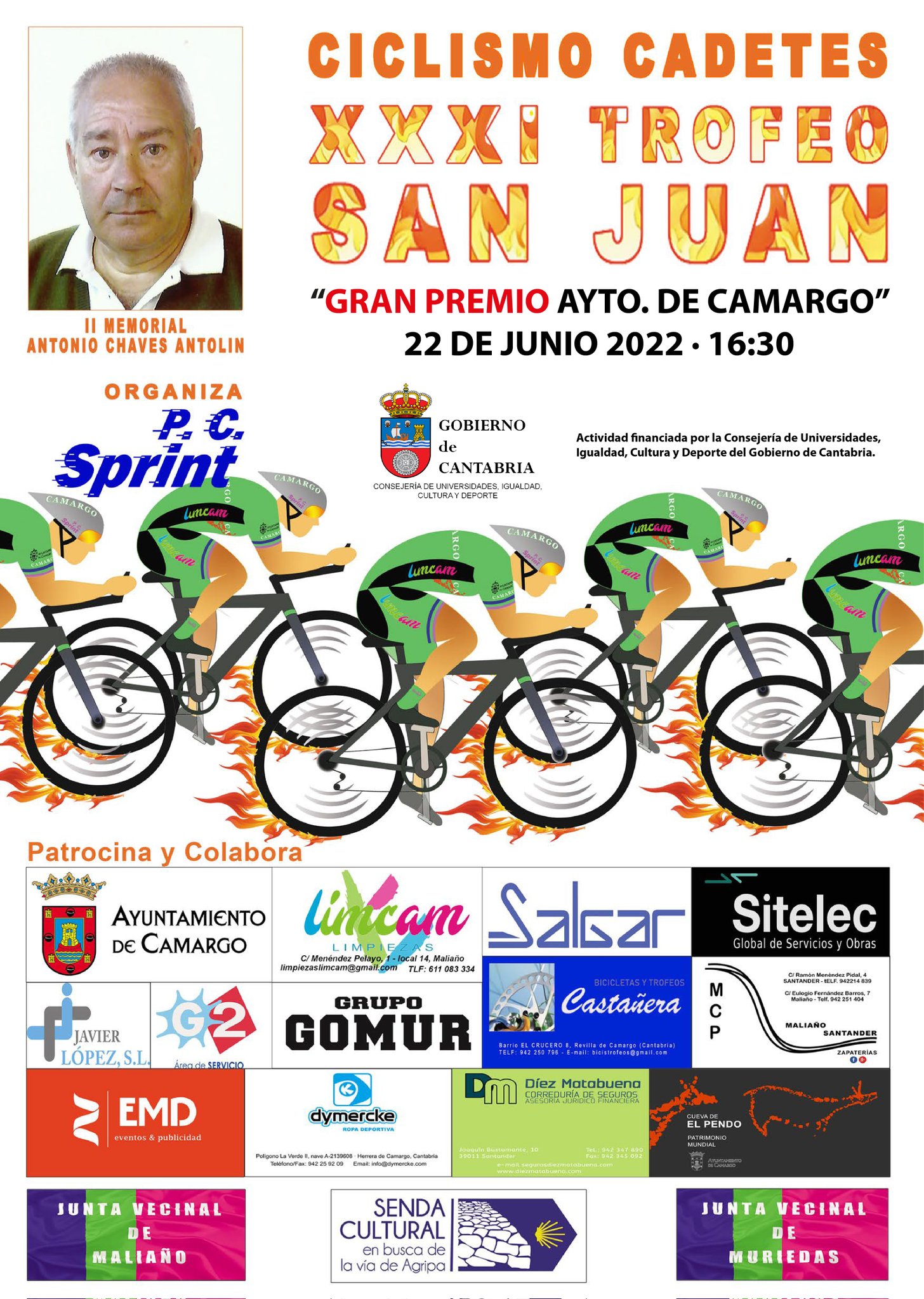 Mario Gómez se lleva el XXXI Trofeo San Juan-GP Ayuntamiento de Camargo de cadetes