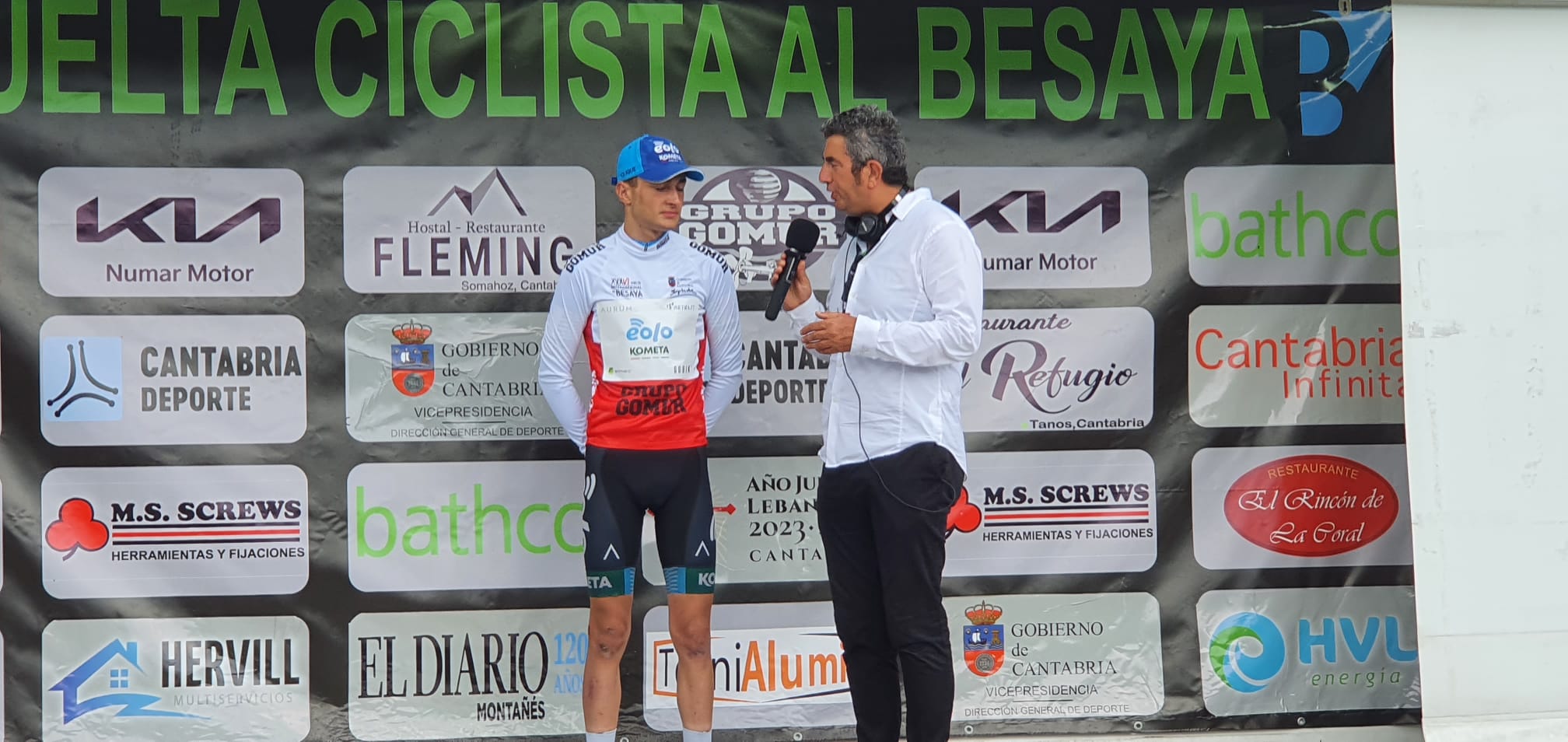 Antonio Morgado primer líder en la Vuelta al Besaya