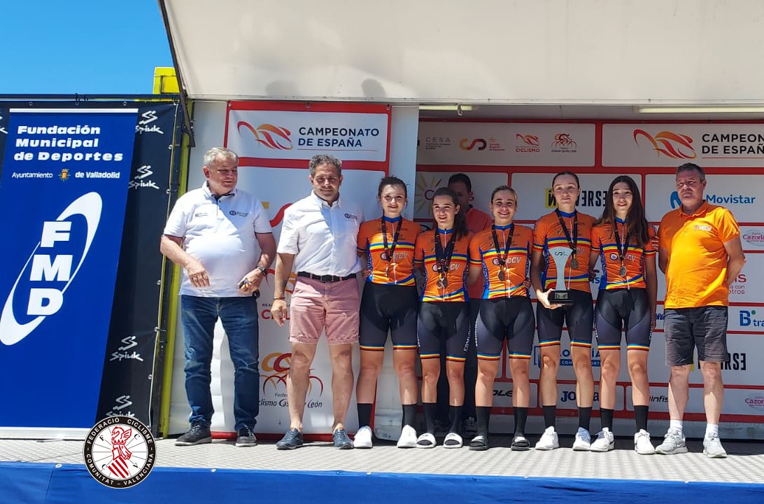 La Comunitat Valenciana logró once medallas en el Campeonato de Ciclismo Escolar en Valladolid