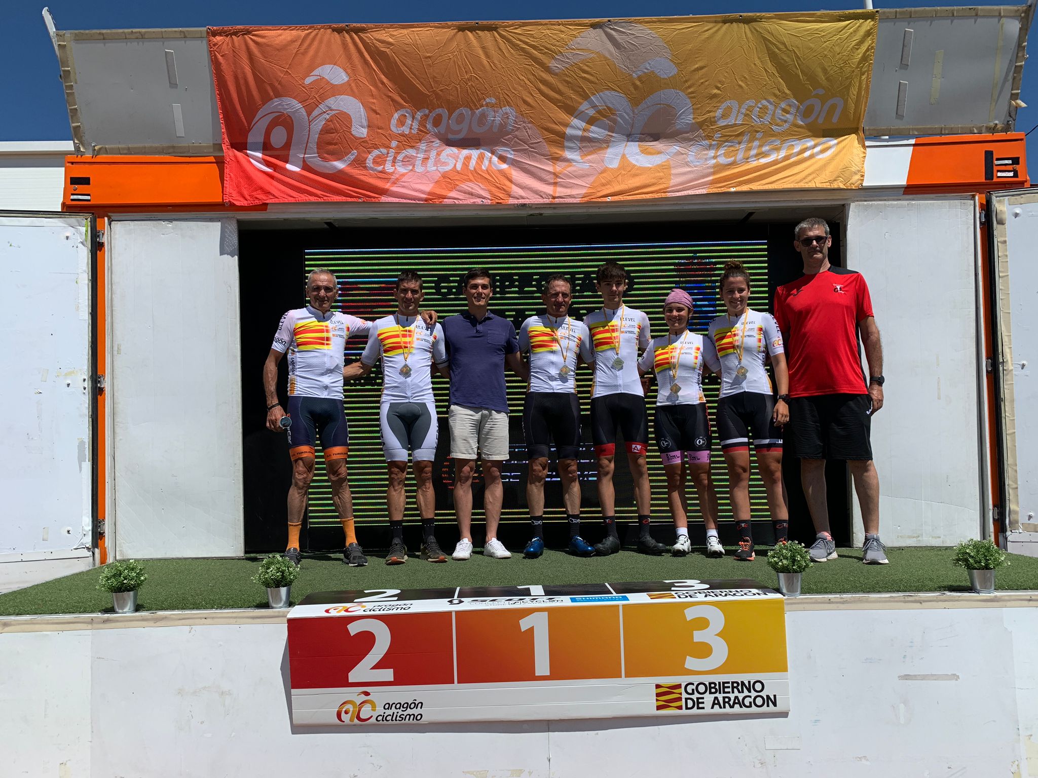 Los aragoneses han disputado el Campeonato Aragón Ruta en Torrellas