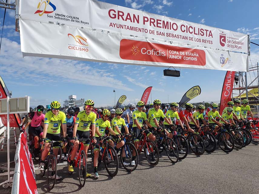 Los Campeonatos de Madrid de ruta para Escuelas, Ciclismo Adaptado Escolar, cadetes y féminas, en San Sebastián de los Reyes