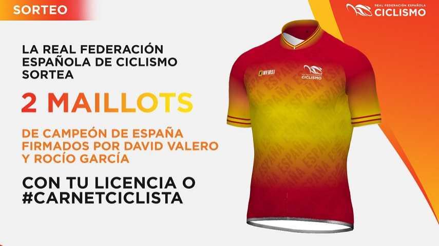 Consigue-el-maillot-de-campeon-de-Espana-firmado-por-Valero-y-Rocio-Garcia-con-tu-licencia-o-Carnet-Ciclista