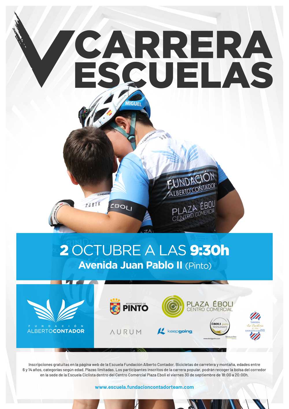 La Carrera de Escuelas de la Fundación Contador celebra su quinta edición el próximo 2 de Octubre