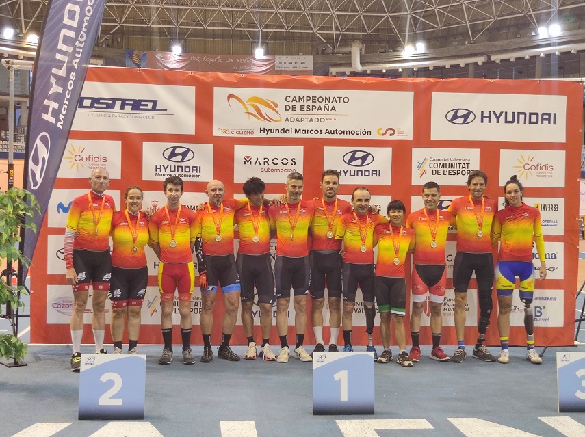 El Velódromo Lluís Puig corona a los primeros campeones de España de Ciclismo Adaptado en Pista 2022
