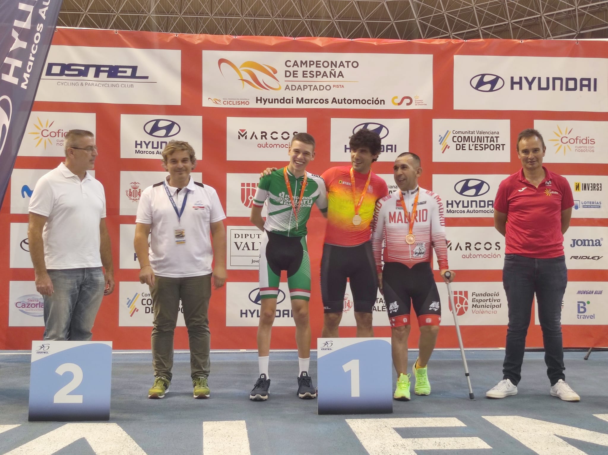 La Selección Madrileña de Ciclismo Adaptado arrasa en los Campeonatos de España de pista