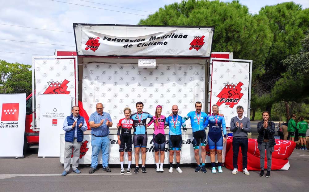 Todos Comunidad coronó a los campeones de Madrid de Ciclismo Adaptado en la modalidad de crono