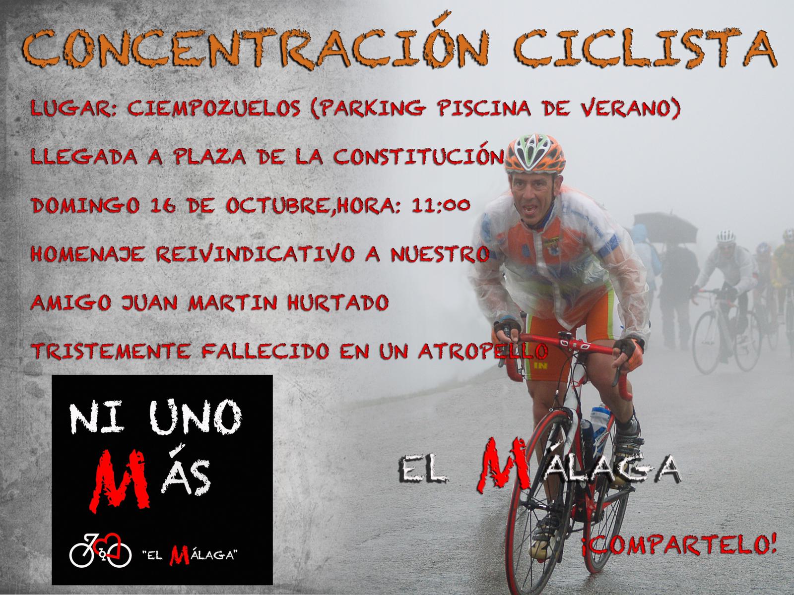 Concentración ciclista este domingo en Ciempozuelos