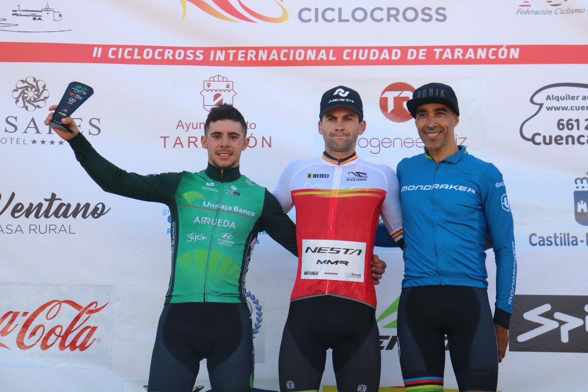 Kevin e Isaac Suárez junto a Gonzalo Inguanzo salen líderes de la Copa de España CX en Tarancón