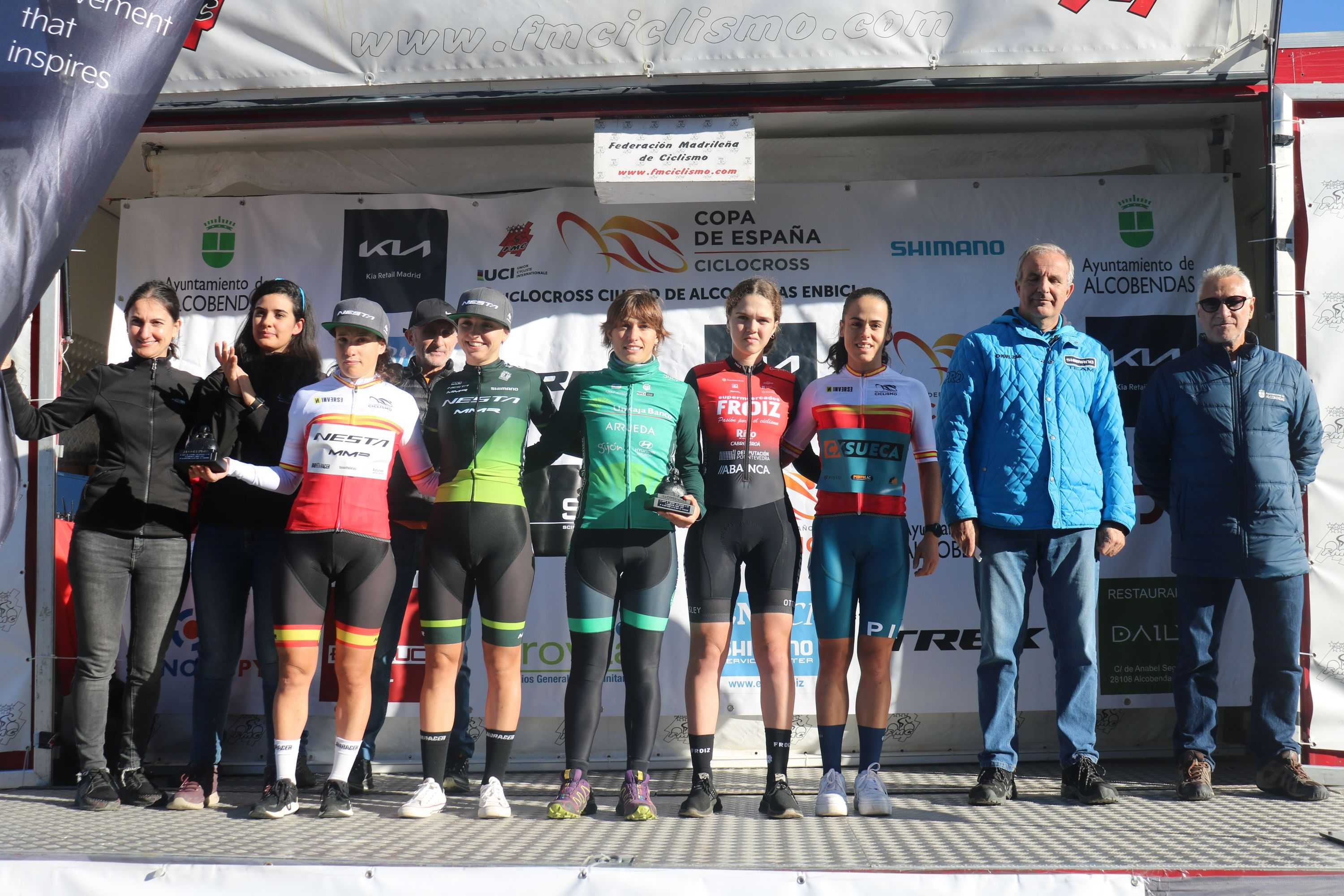 As galegas vencen en catro das sete categorías femininas do Ciclocross Internacional de Alcobendas