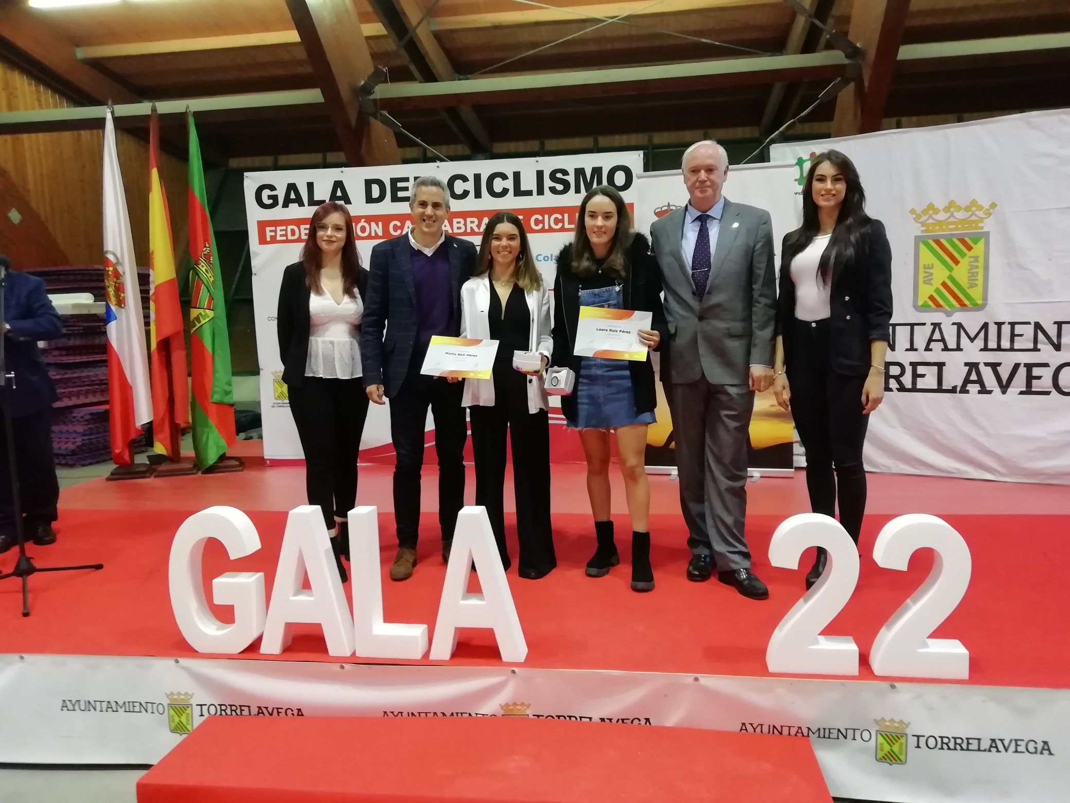 Éxito de la Gala del Ciclismo Cántabro 2022