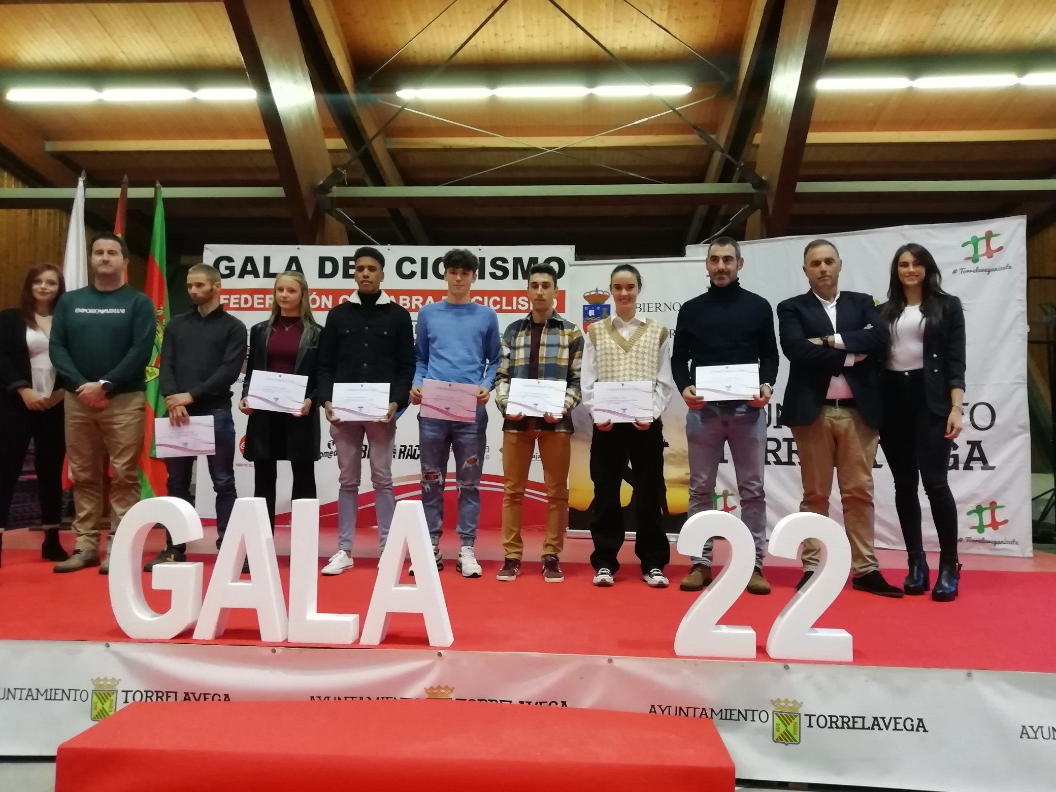 Éxito de la Gala del Ciclismo Cántabro 2022