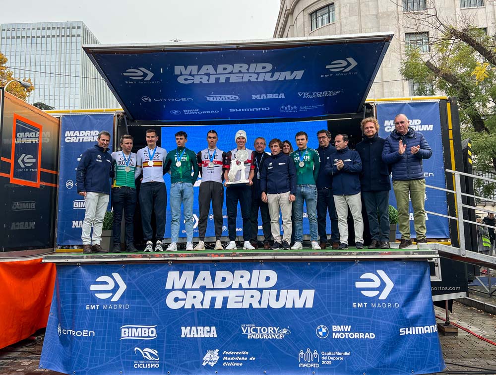 Tadej Pogacar se coronó en el Madrid Critérium
