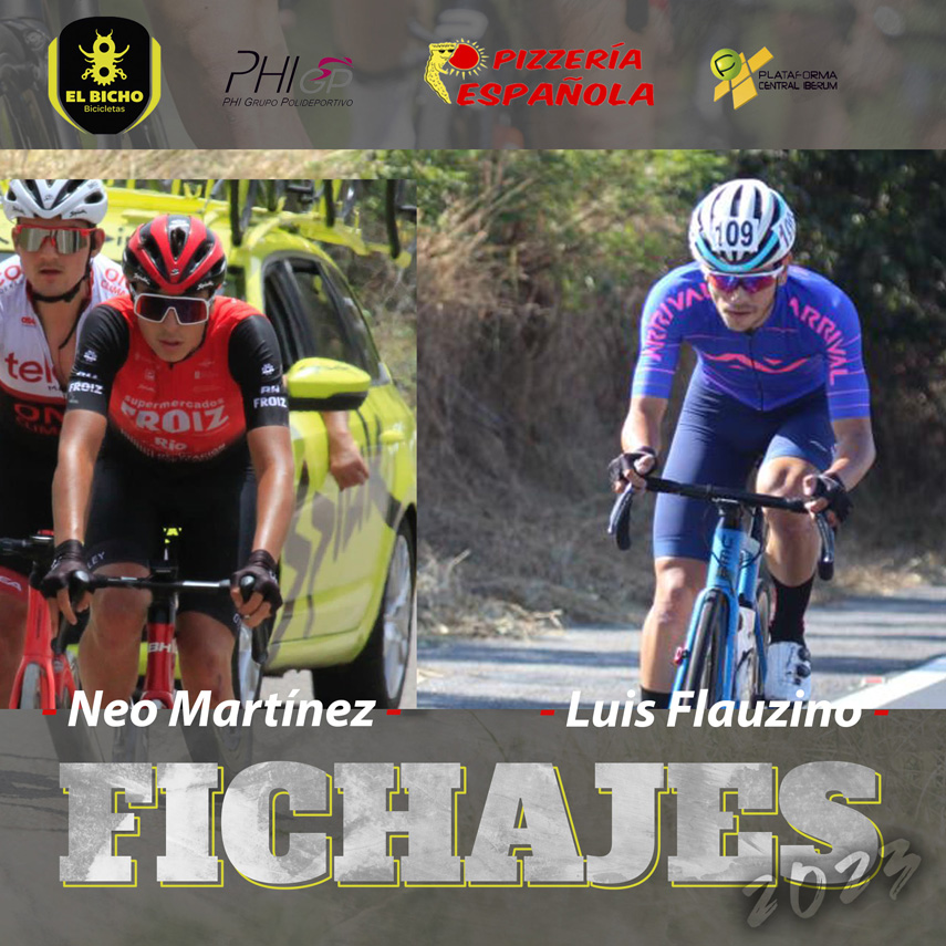 Neo Martínez y Luis Flauzino, solvencia y calidad para El Bicho Team