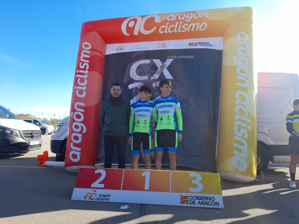 César González y Lilian Soriano líderes definitivos de la Copa Aragonesa de Ciclocross 22