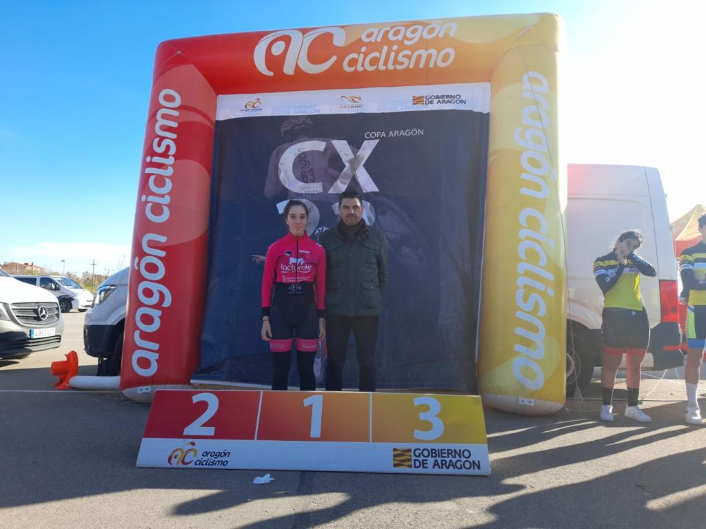 César González y Lilian Soriano líderes definitivos de la Copa Aragonesa de Ciclocross 22