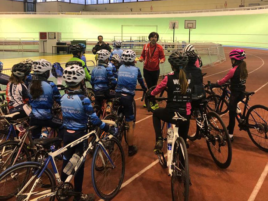 UC Fuenlabrada y Tr3ce Bike, nuevas Escuelas en la sesiones de pista de la FMC