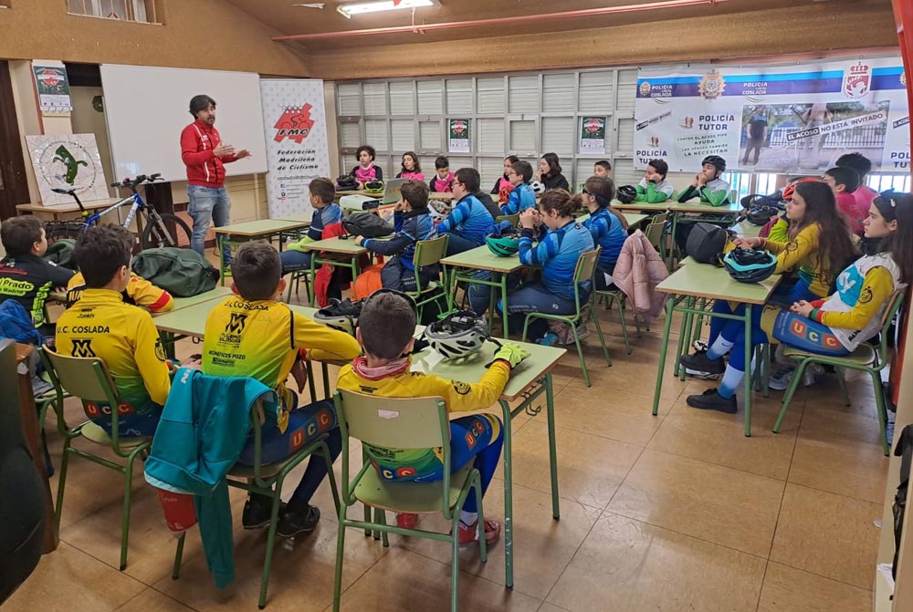 Éxito de las I Jornadas de Educación Vial dirigidas a las Escuelas de Ciclismo madrileñas