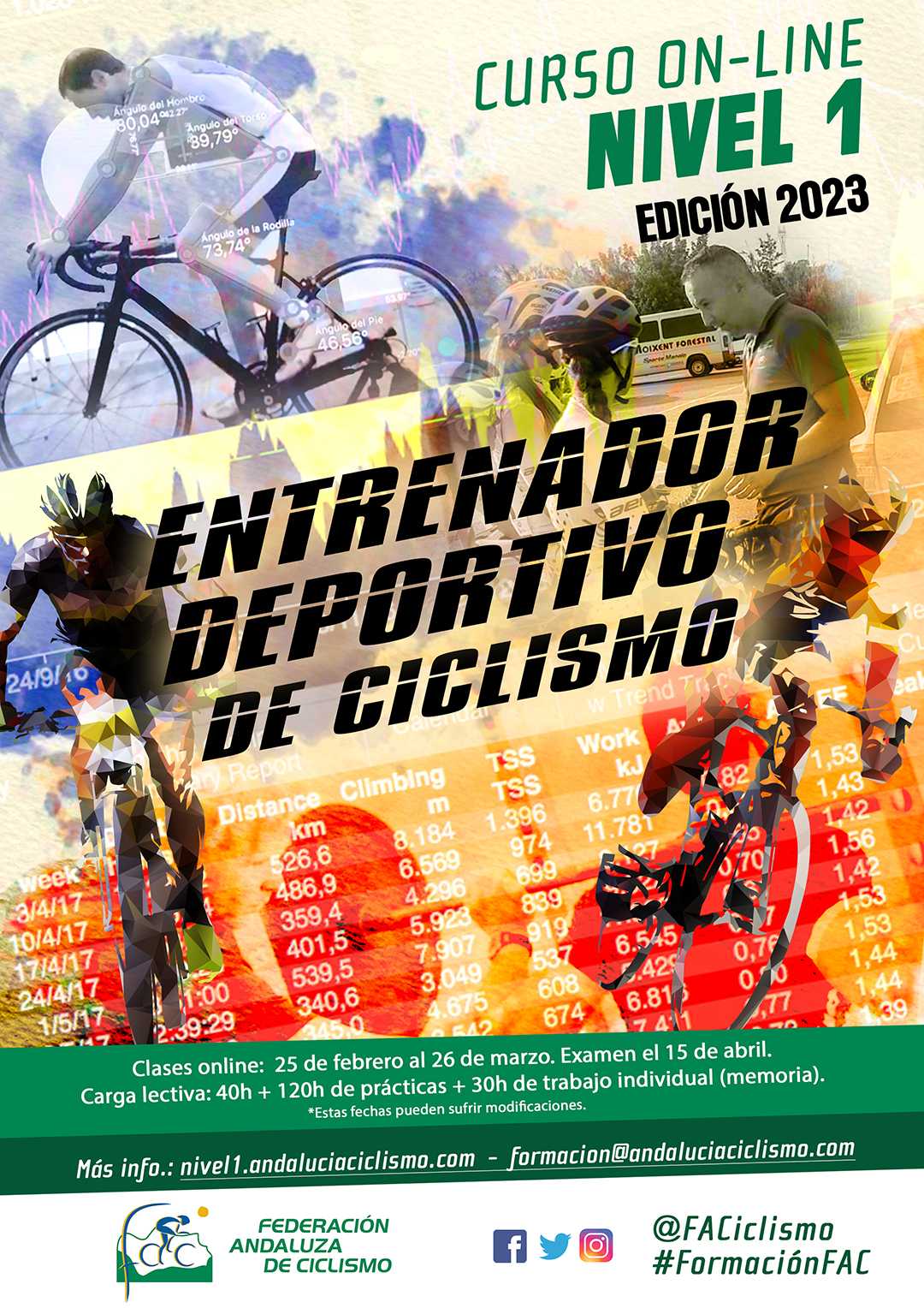 Abierta convocatoria para el Curso Online de Entrenador Deportivo de Ciclismo Nivel 1 2023