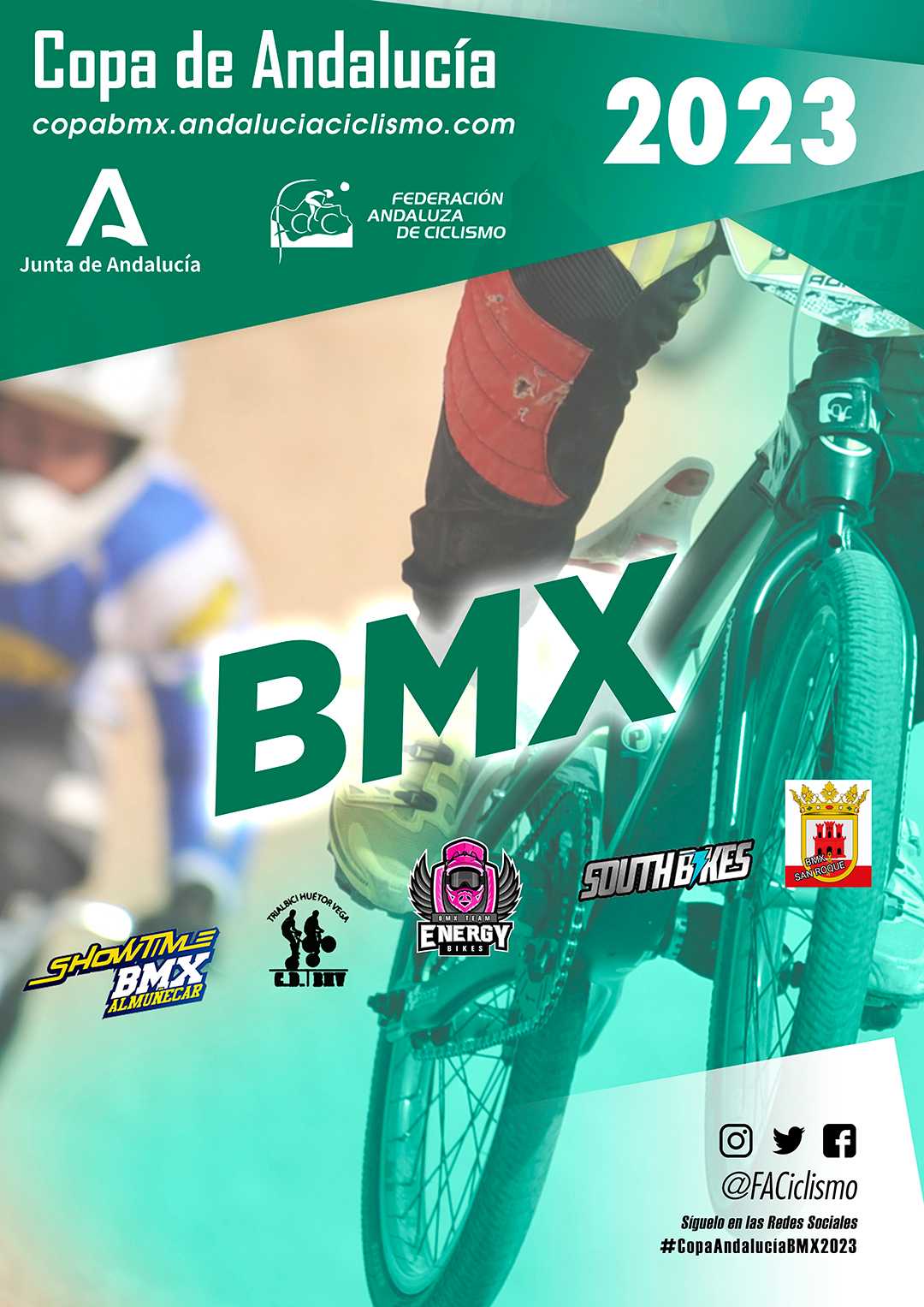 Fechas de la Copa Andalucía BMX 2023