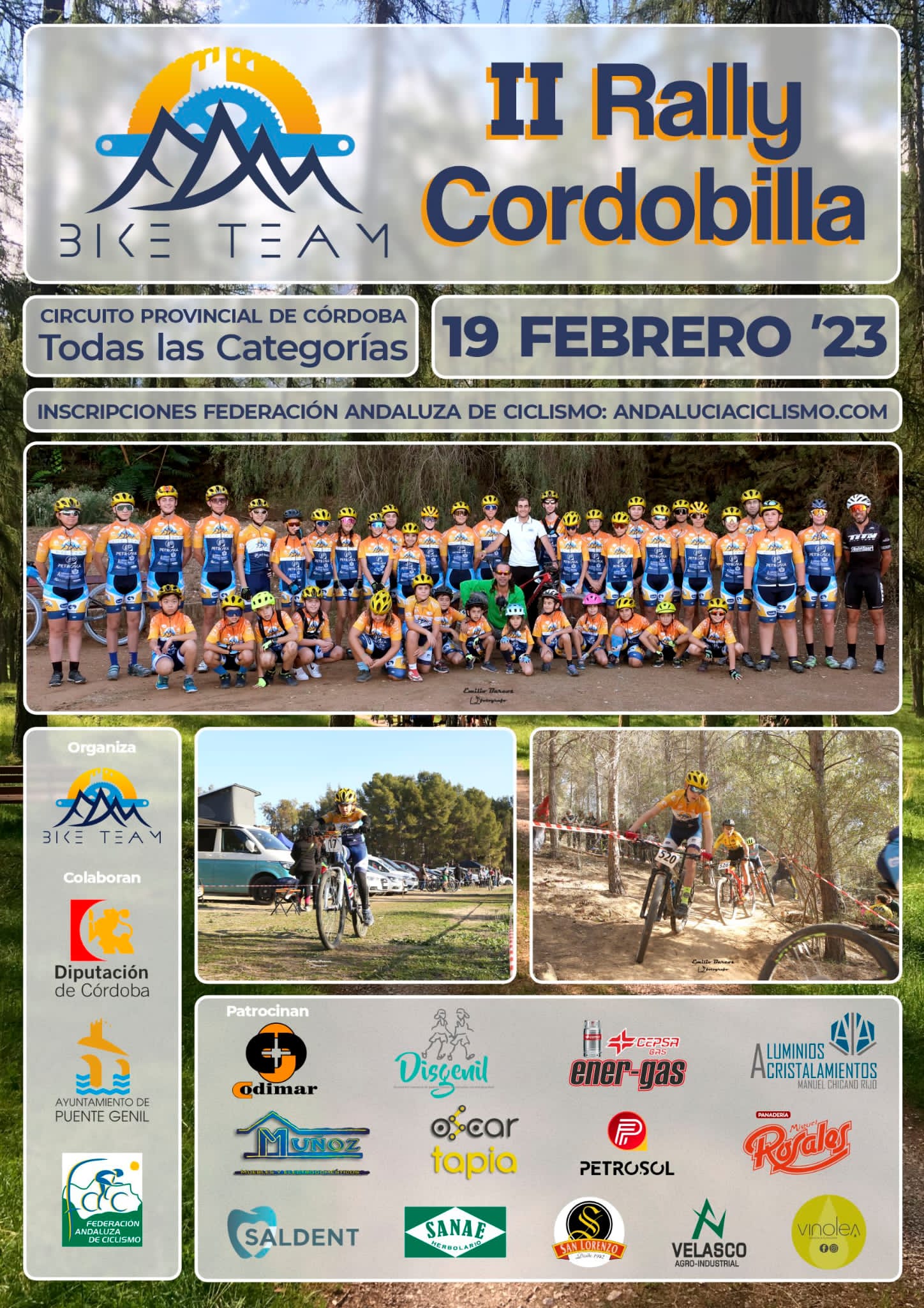 El Rally de Cordobilla abre la fase decisiva del Circuito Diputación Córdoba BTT XCO 2023