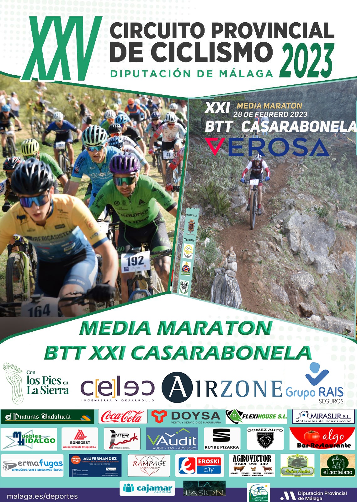 El Circuito Diputación Málaga BTT Media Maratón se cita en Casarabonela