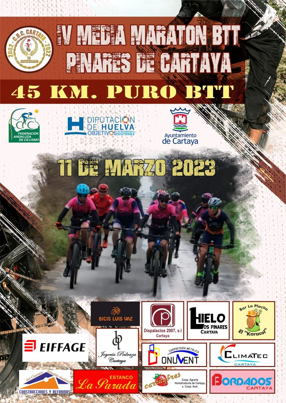 Los Pinares de Cartaya esperan a las ‘Huelva Series XCM 2023’