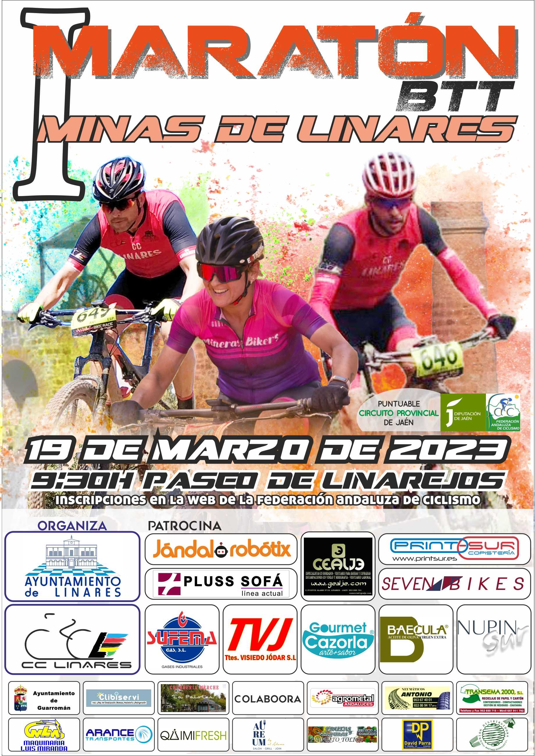 Las Minas de Linares darán continuidad al Circuito Jaén BTT Maratón 2023