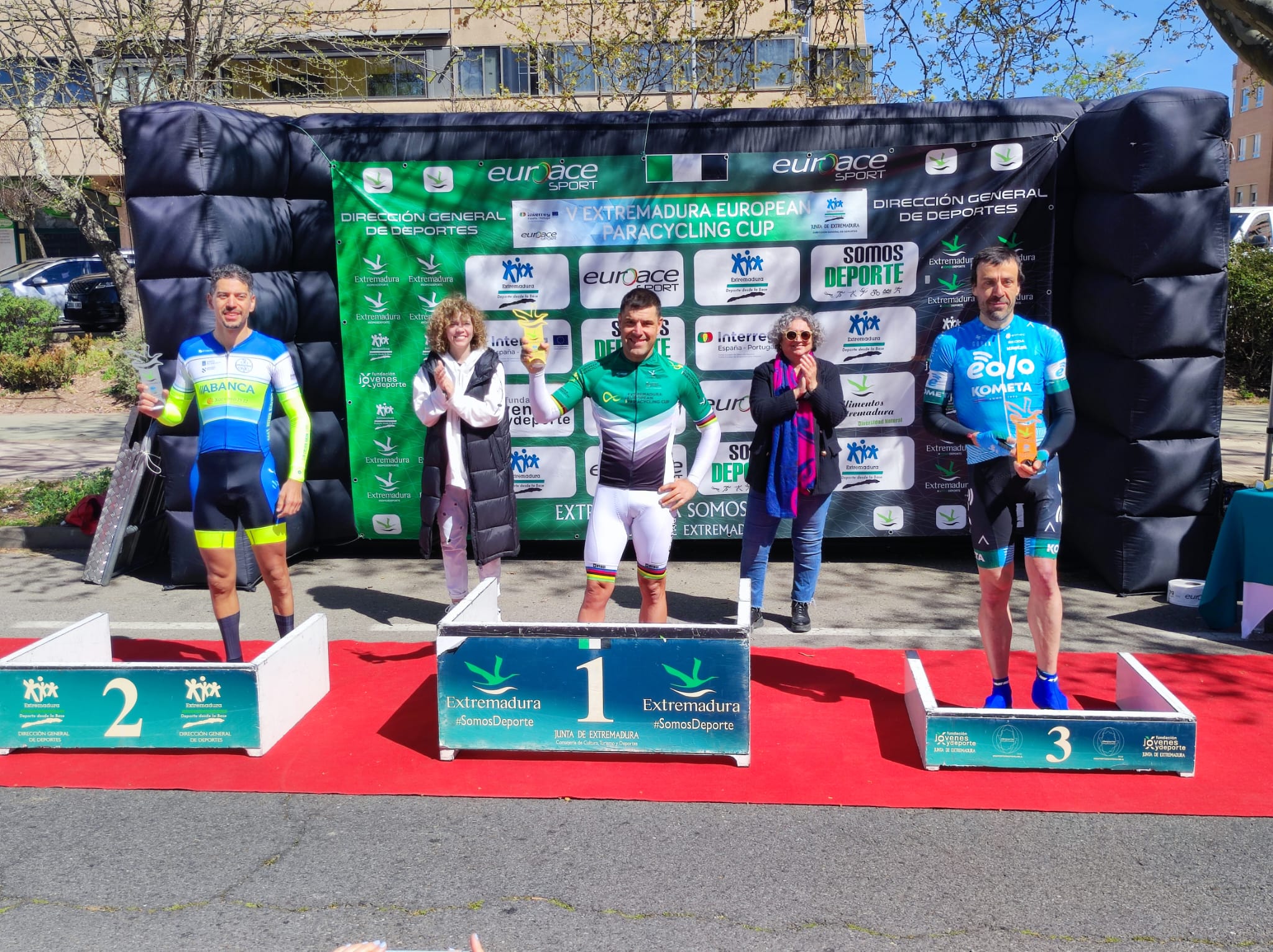 Éxito madrileño en la V Extremadura European Paracycling Cup