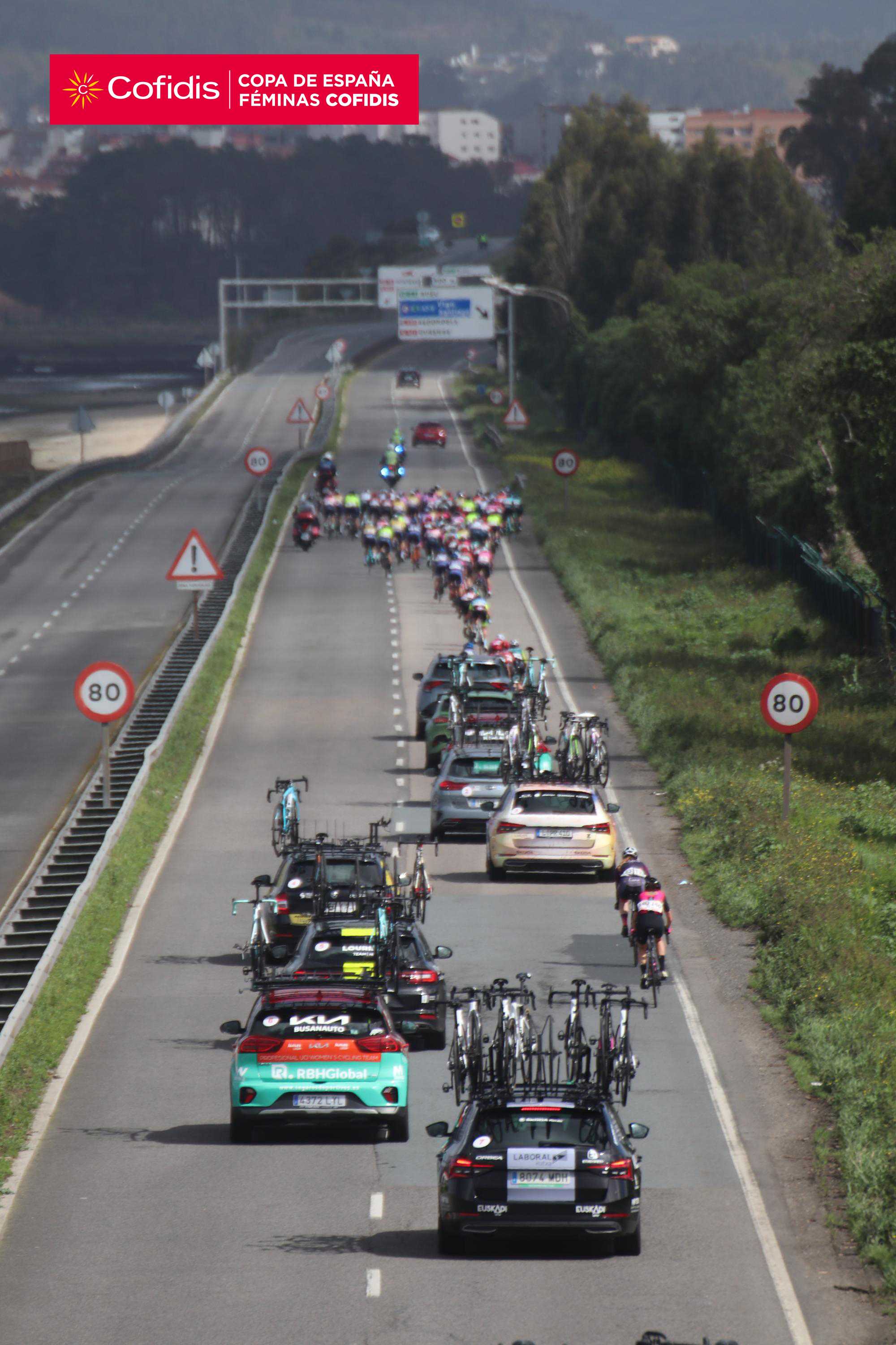 As ciclistas galegas brillan na Copa de España feminina Cofidis de Pontevedra