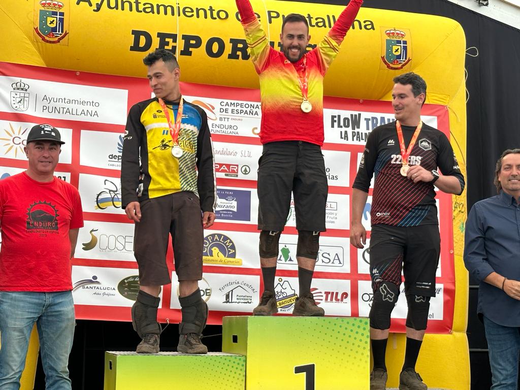 Exitosos Campeonatos de España de Enduro 2023 para la Seleccion Canaria de Ciclismo