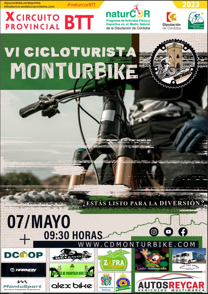 La Cicloturista de Monturque dará el banderazo de salida al X Circuito Provincial de BTT NaturCor 2023