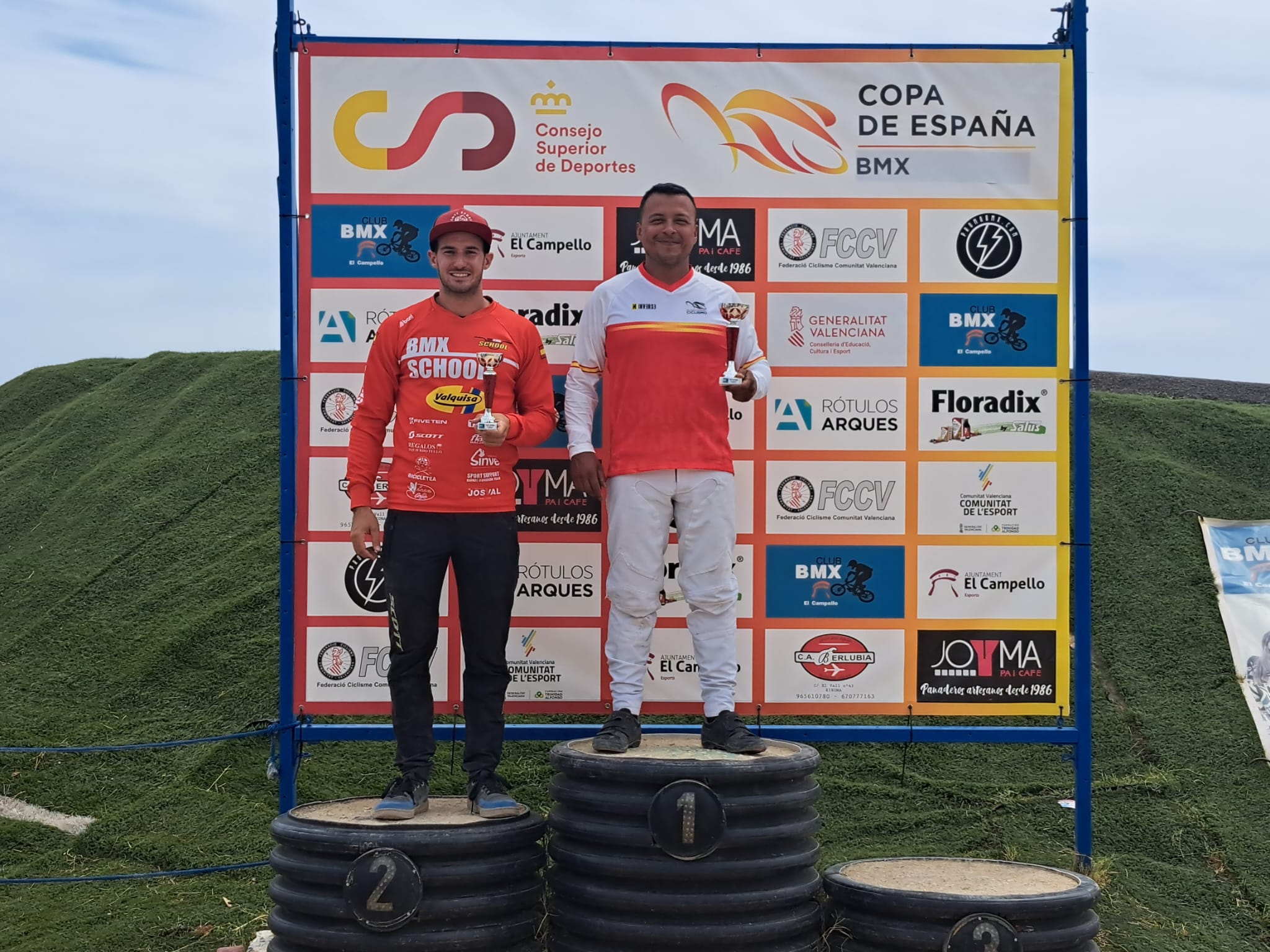 Grandes resultados para los aragoneses en la Copa de España de BMX