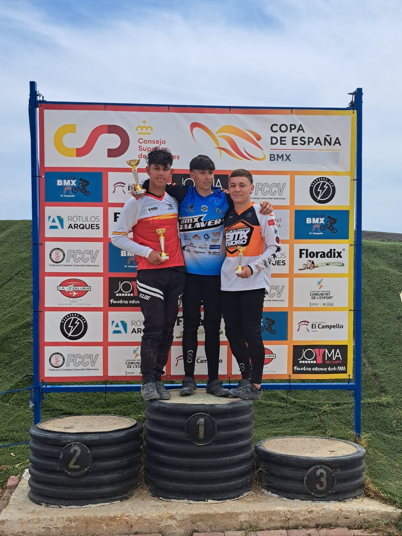 Grandes resultados para los aragoneses en la Copa de España de BMX